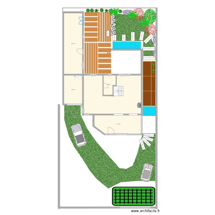 Maison Vault sur mer jardin. Plan de 0 pièce et 0 m2