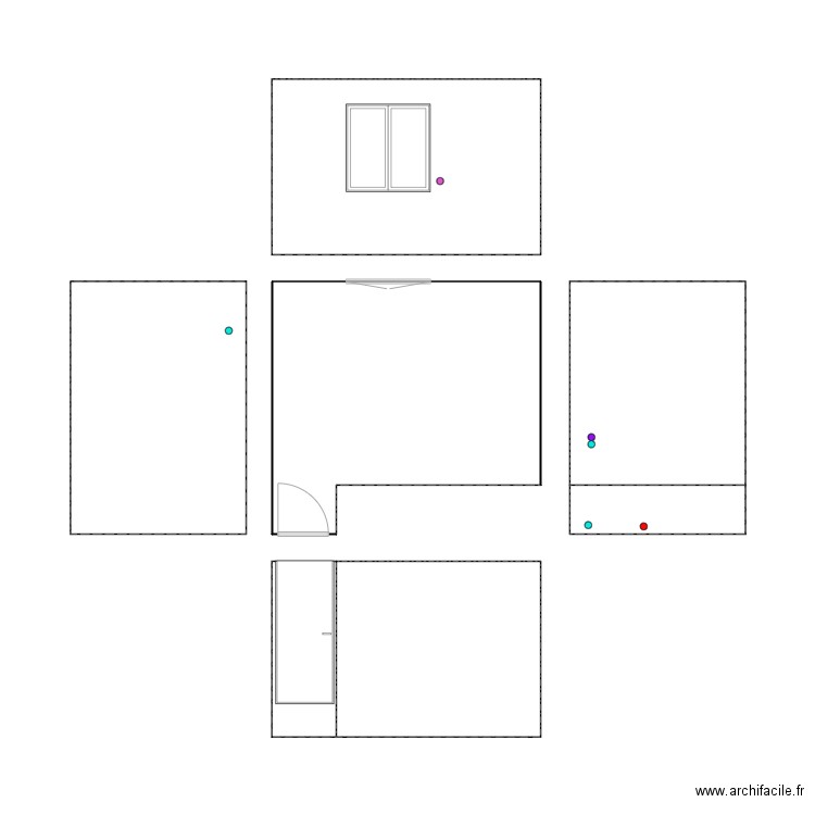 Chambre 1. Plan de 0 pièce et 0 m2