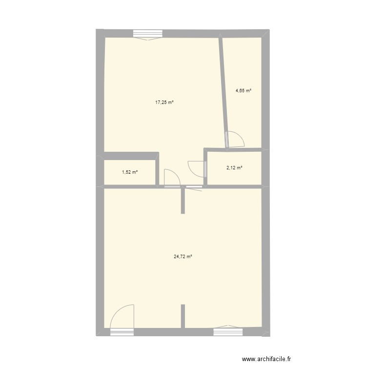 serres. Plan de 0 pièce et 0 m2