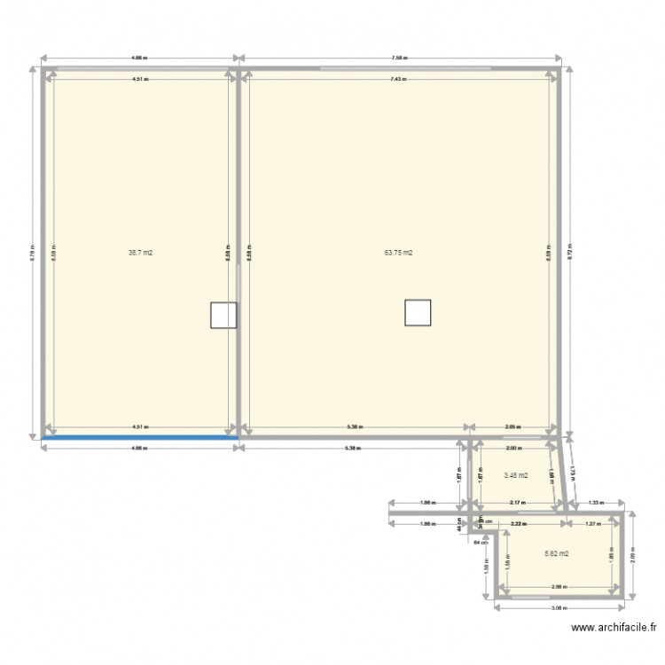 PROJET CAFE DU COMMERCE. Plan de 0 pièce et 0 m2