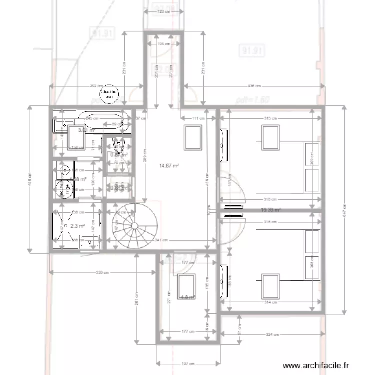 plan sotao 3. Plan de 