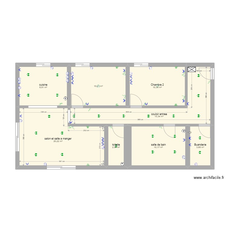 appart vincent guy. Plan de 0 pièce et 0 m2