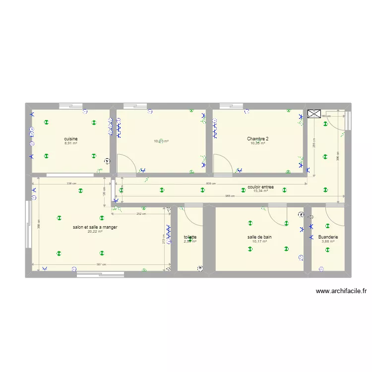 appart vincent guy. Plan de 