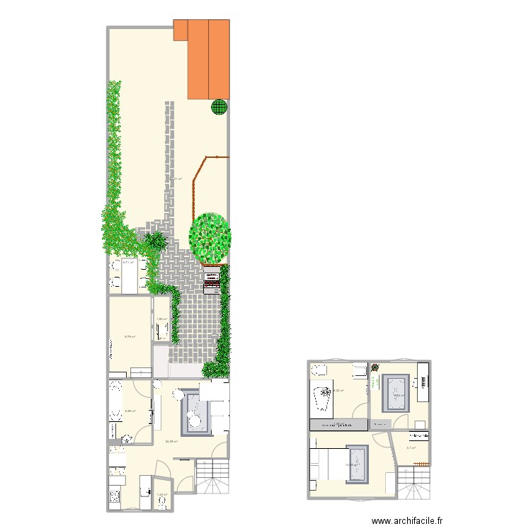 JH Pestalozzi. Plan de 0 pièce et 0 m2