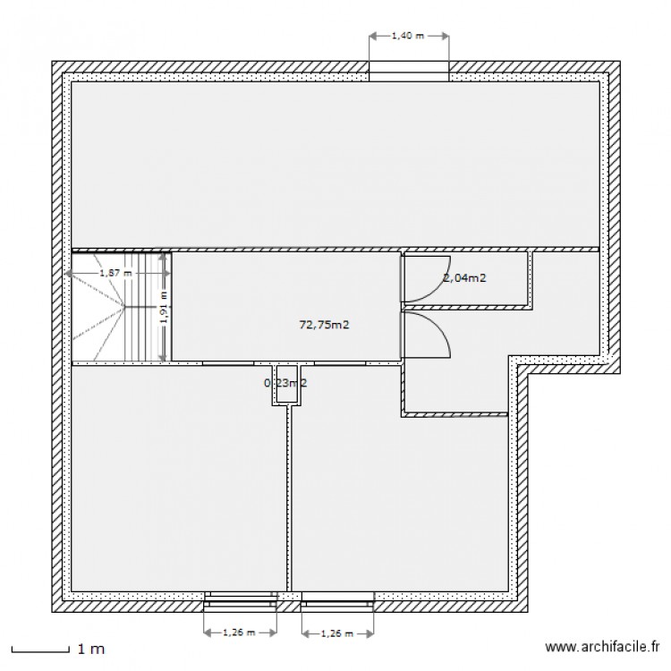 Pilot etage 2 murs. Plan de 0 pièce et 0 m2