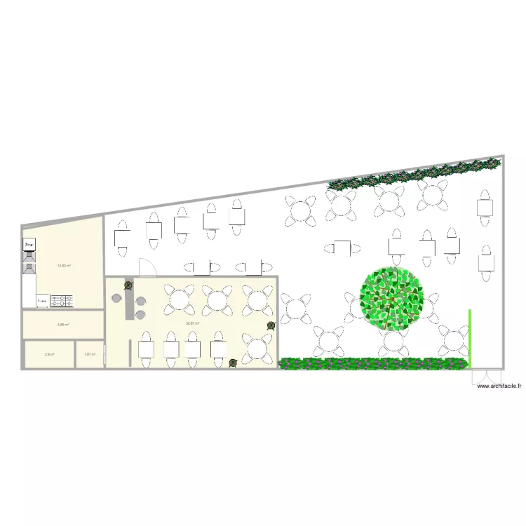 restaurant 1. Plan de restaurant 1. Plan de