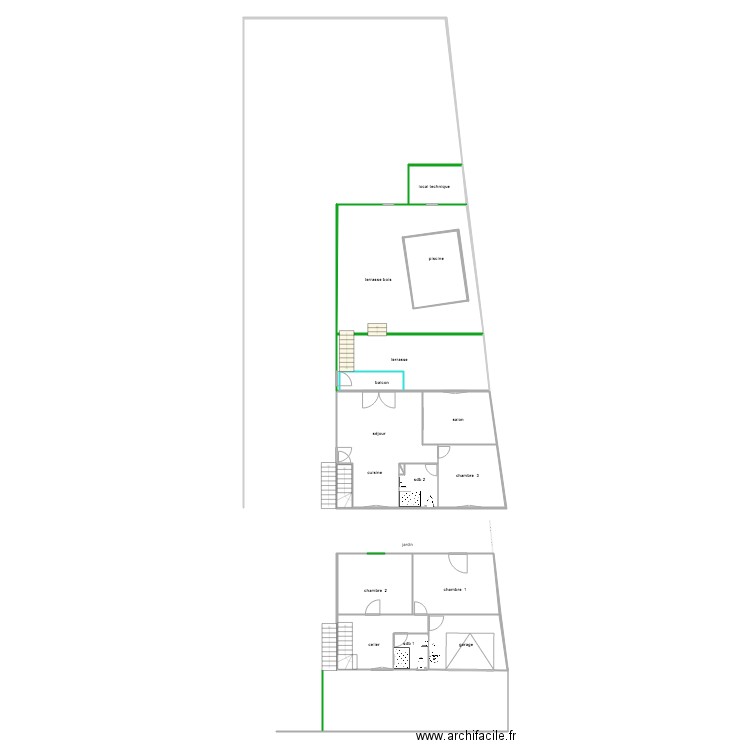 mata projet maçonnerie 2. Plan de 0 pièce et 0 m2