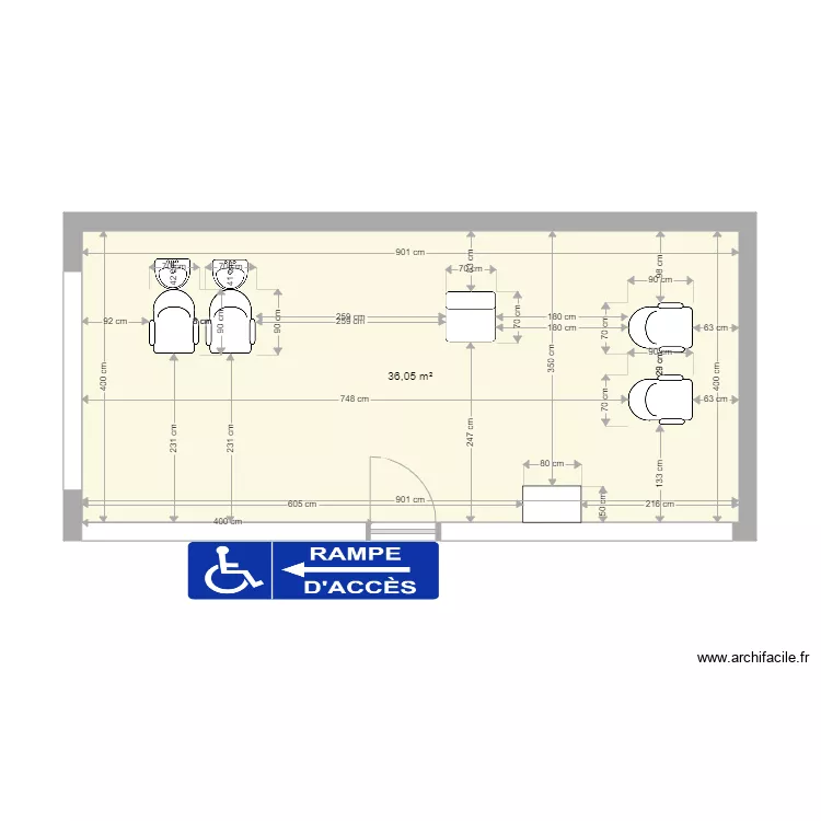SALON ELEMENT HAIR. Plan de 