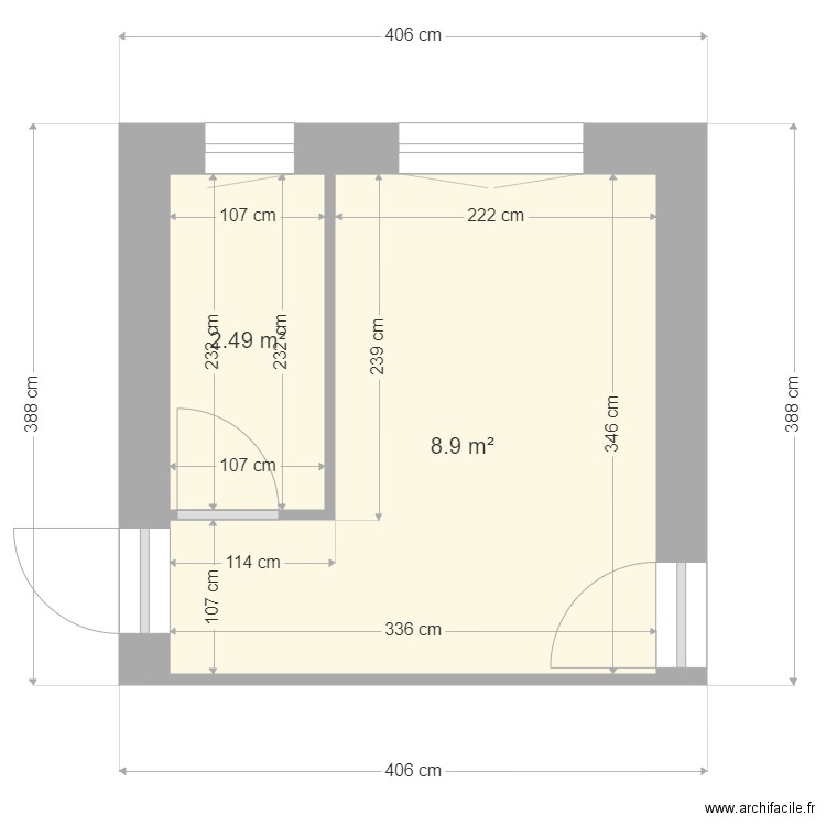 Salle de bain 122029. Plan de 0 pièce et 0 m2