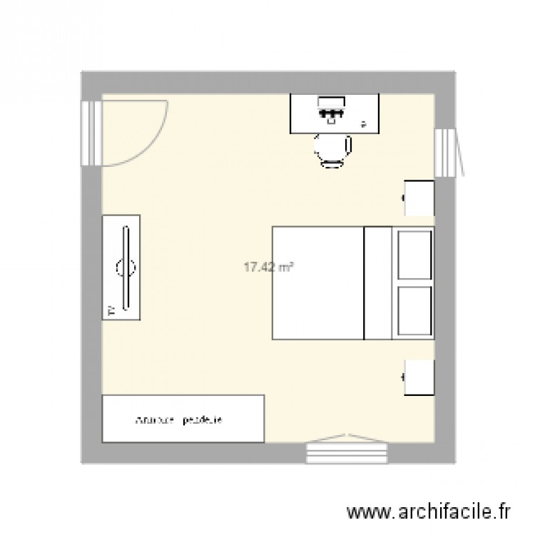 emma plan chambre. Plan de 0 pièce et 0 m2