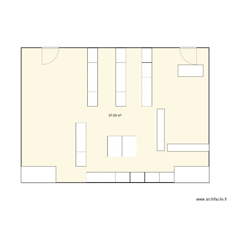 école. Plan de 0 pièce et 0 m2