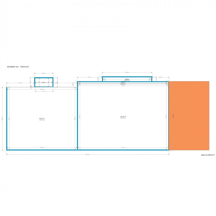 BATIMENT ACI  TOUTOUTA etancheite. Plan de 0 pièce et 0 m2