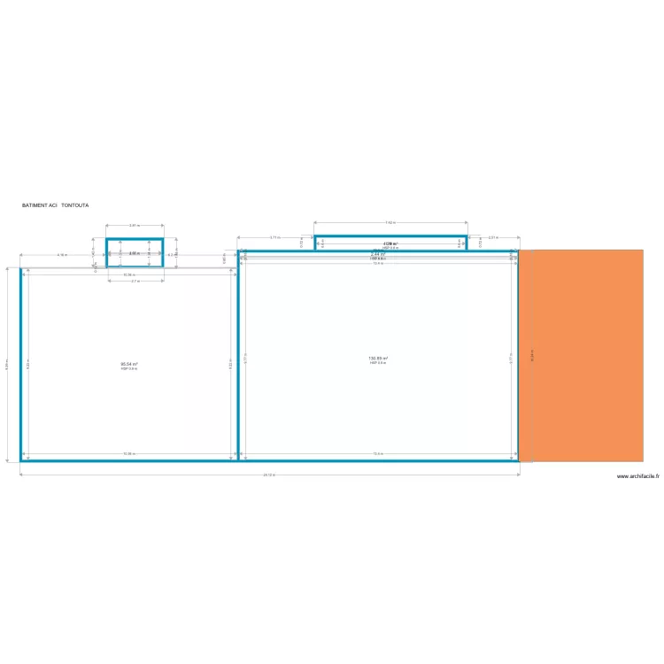 BATIMENT ACI TOUTOUTA etancheite. Plan de BATIMENT ACI TOUTOUTA etancheite. Plan de