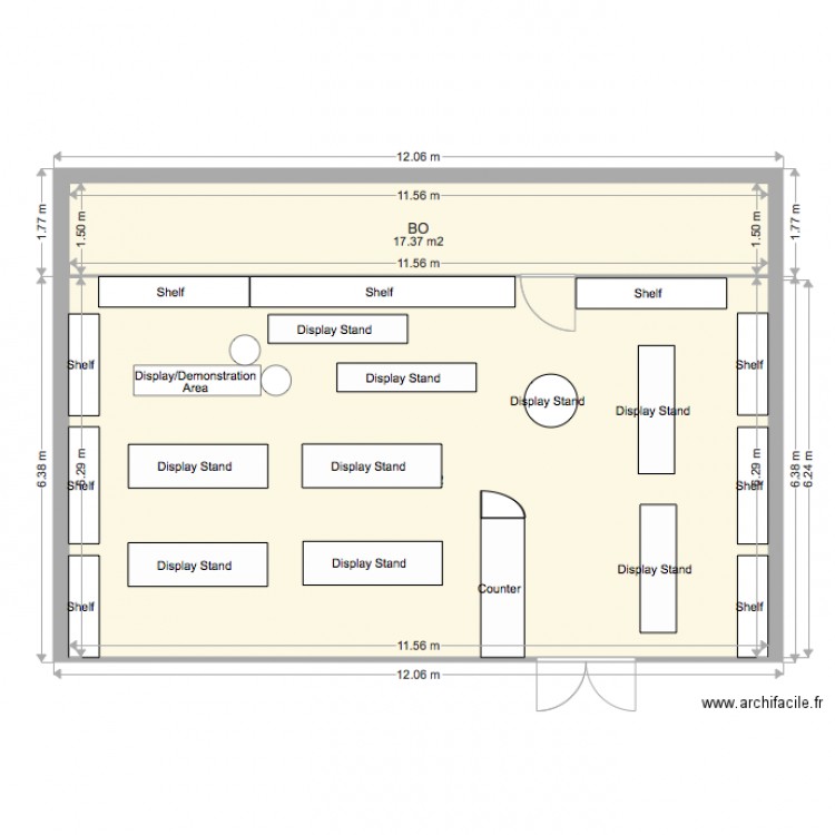 Sephora V2. Plan de 0 pièce et 0 m2