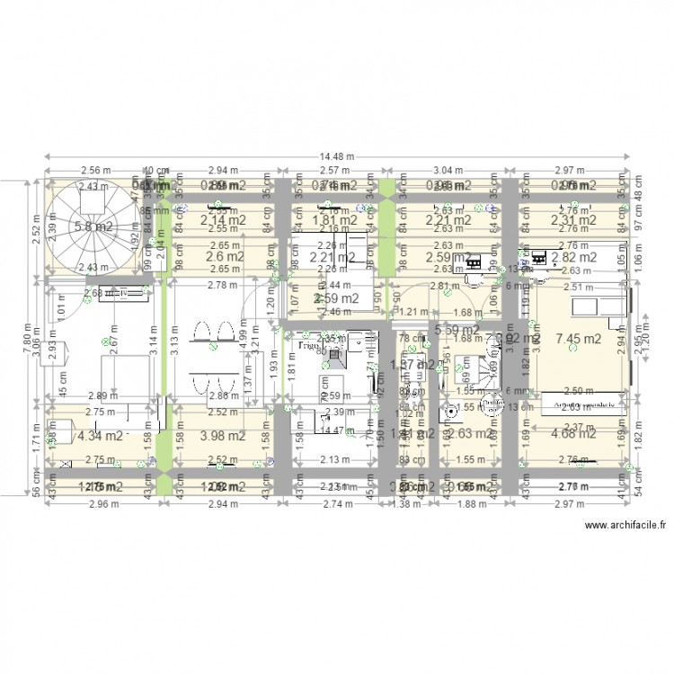 APT4. Plan de 0 pièce et 0 m2