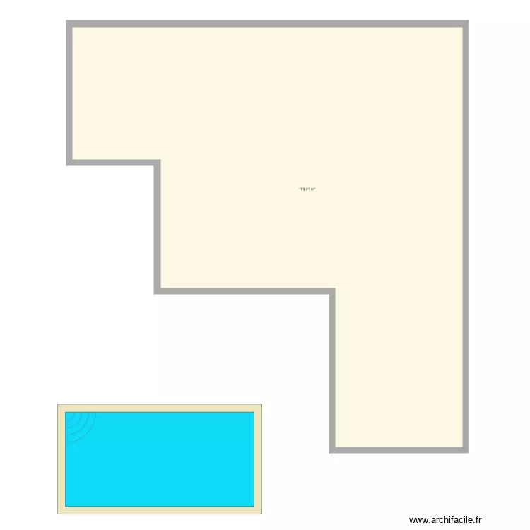 Piscine de Martillac. Plan de Piscine de Martillac. Plan de