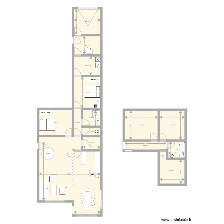 Projet maison 20200214. Plan de 0 pièce et 0 m2