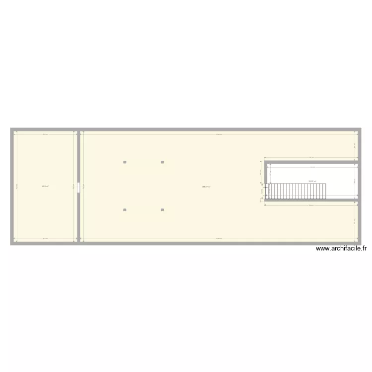 salle  de reception &eacute;tage MASNY. Plan de 