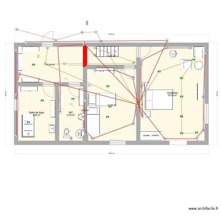 Nanchard. Plan de 0 pièce et 0 m2