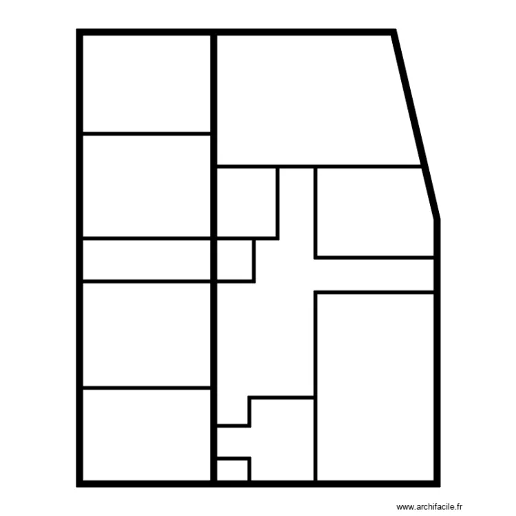 MAISON DE LA FRATERNITE. Plan de 