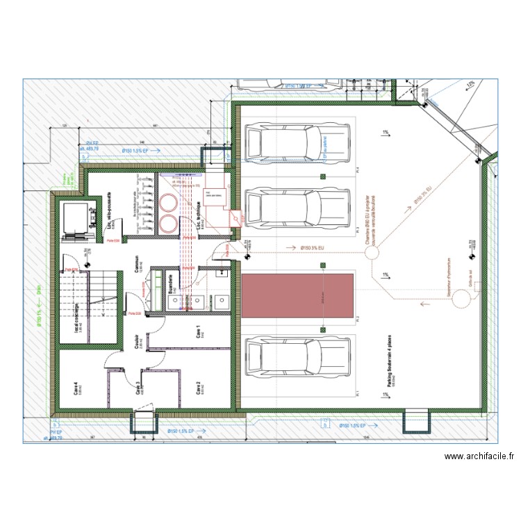 garage2. Plan de 0 pièce et 0 m2