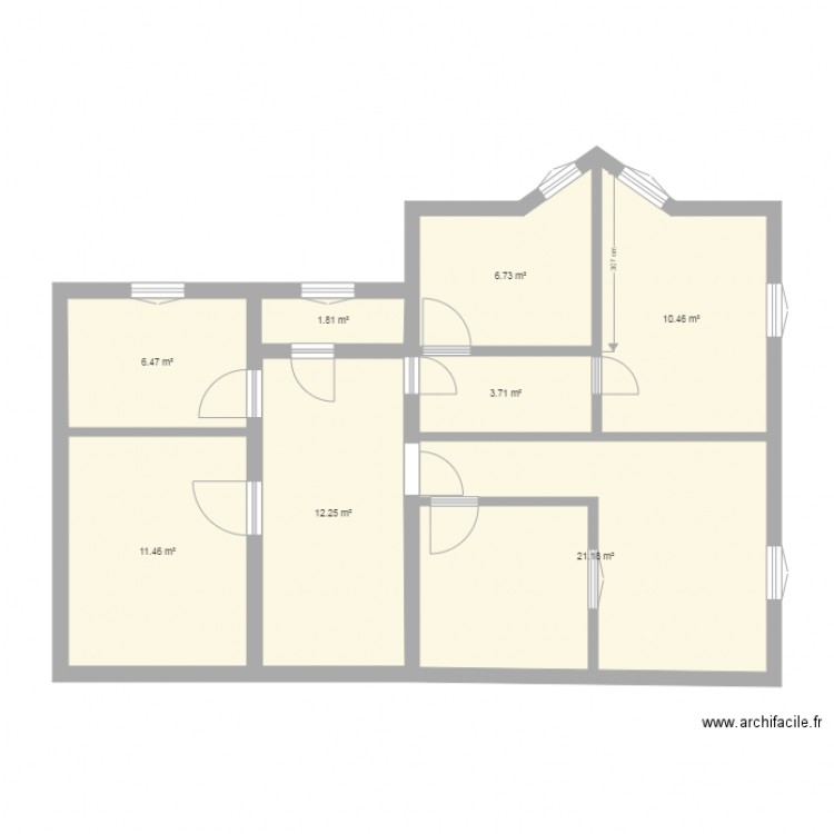 19 2eme étage DEFINITIF AVEC NOM. Plan de 0 pièce et 0 m2