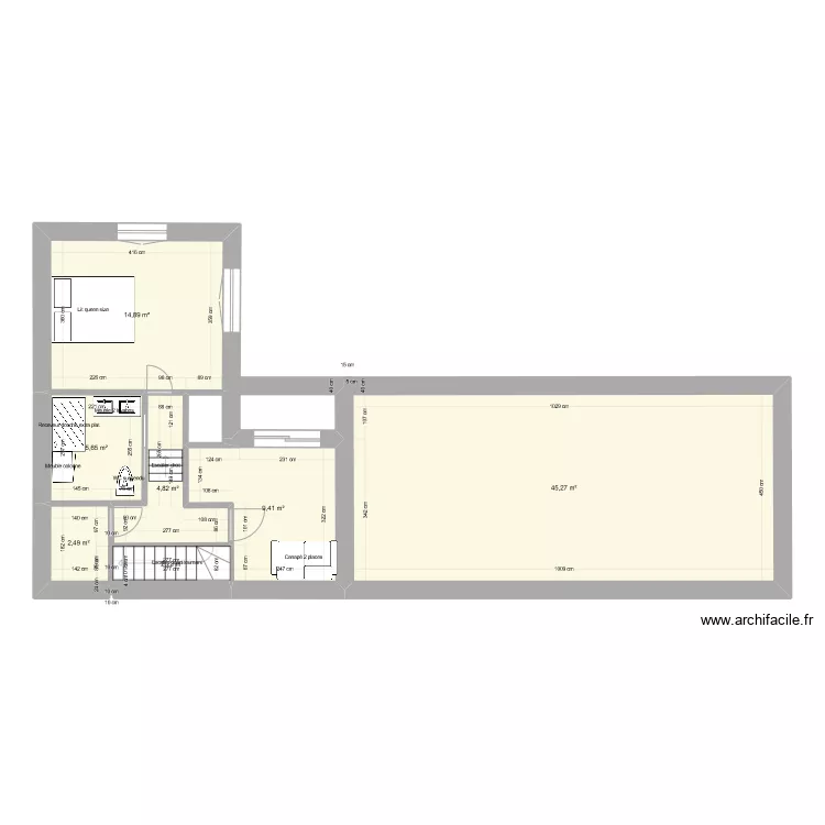 naf  2etage . Plan de 