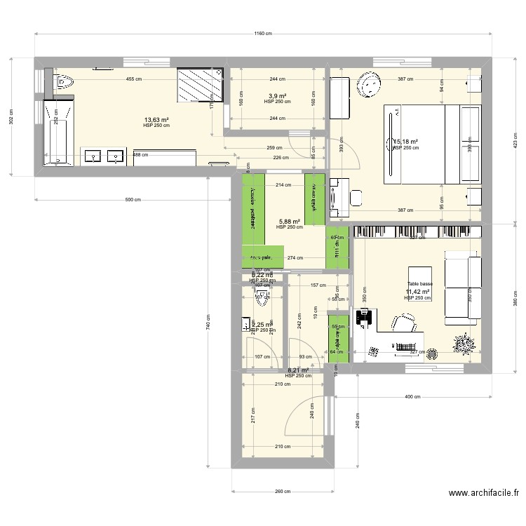 LEVES. Plan de 0 pièce et 0 m2
