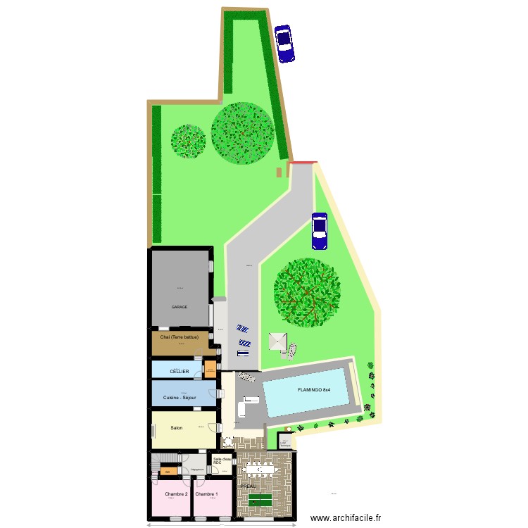 LGDV extérieurs version 2. Plan de 0 pièce et 0 m2