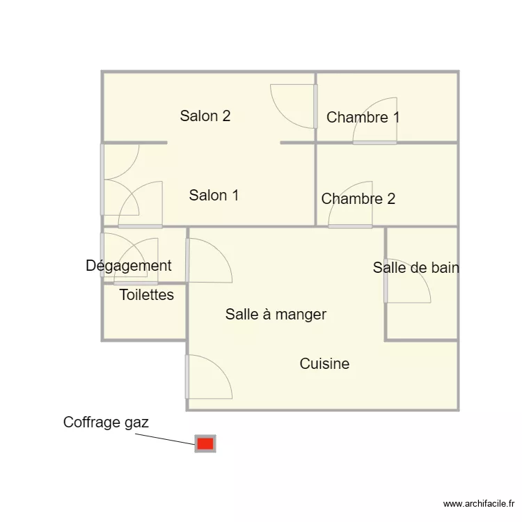 Croquis BASSAGAITS. Plan de 