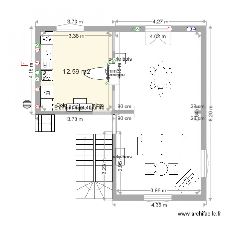 cuisinesud2. Plan de 0 pièce et 0 m2