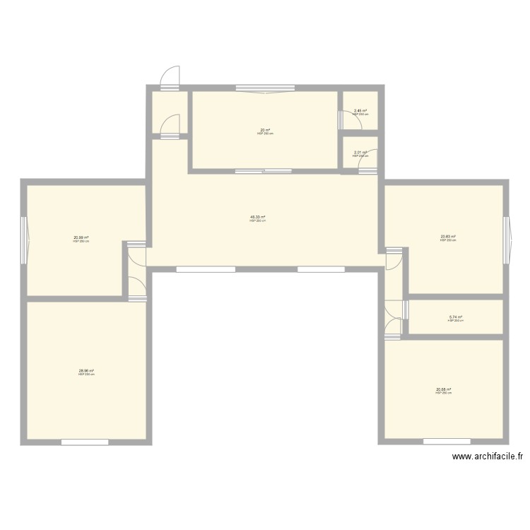 MAISON 170M2. Plan de 0 pièce et 0 m2