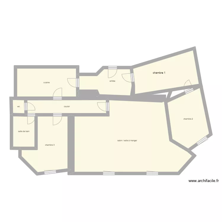 plan de la motte montgoubert. Plan de 
