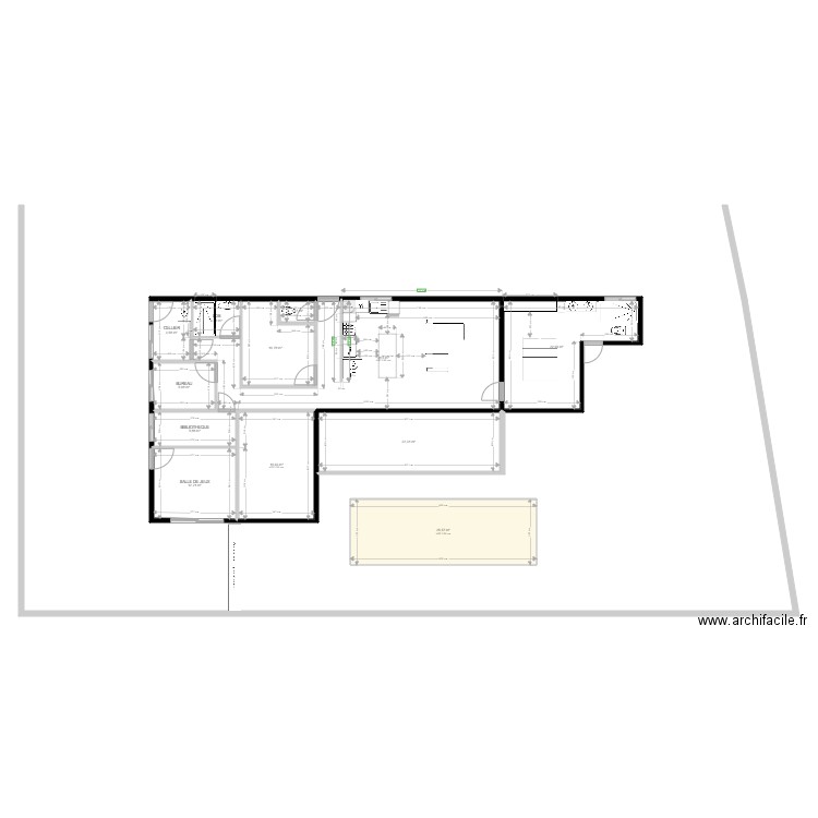 PAPARA PLEIN PIED 1. Plan de 0 pièce et 0 m2