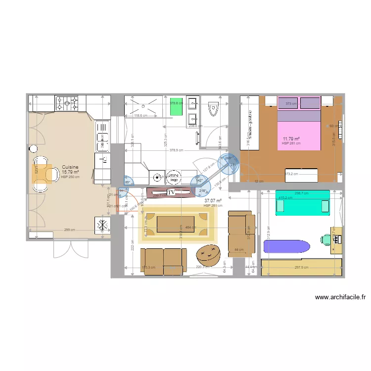Plan St Pierre V5 Meublé. Plan de Plan St Pierre V5 Meublé. Plan de