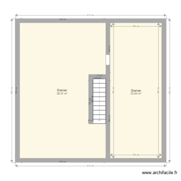 Loppe Saint Servais. Plan de 
