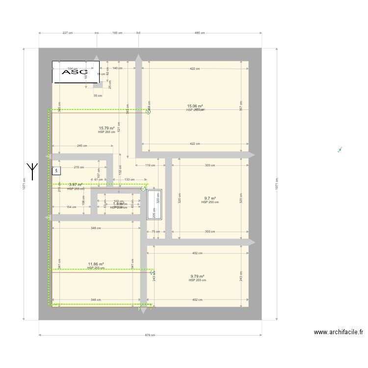 plan grenier Mick  3. Plan de 0 pièce et 0 m2