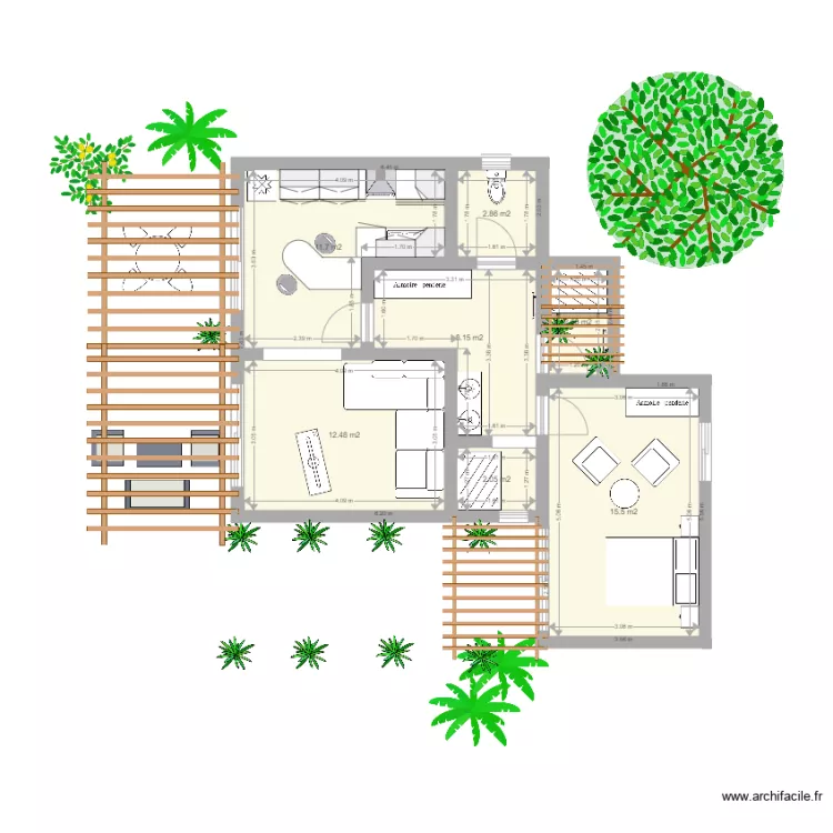 Studio Ianja V4. Plan de 