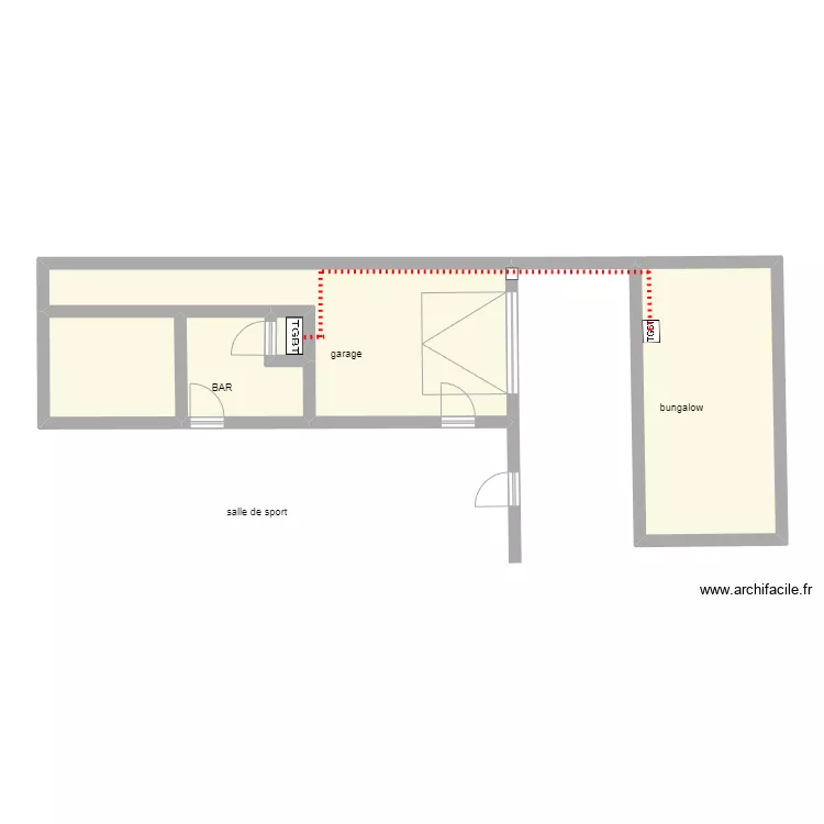 MFR la bouchere. Plan de 