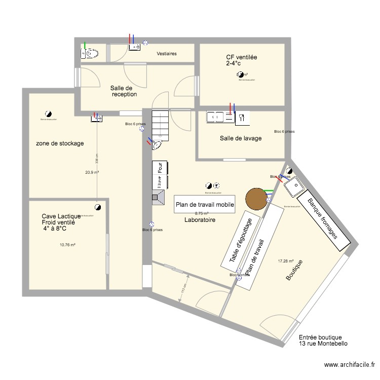 Laiterie Agrément 4. Plan de 0 pièce et 0 m2