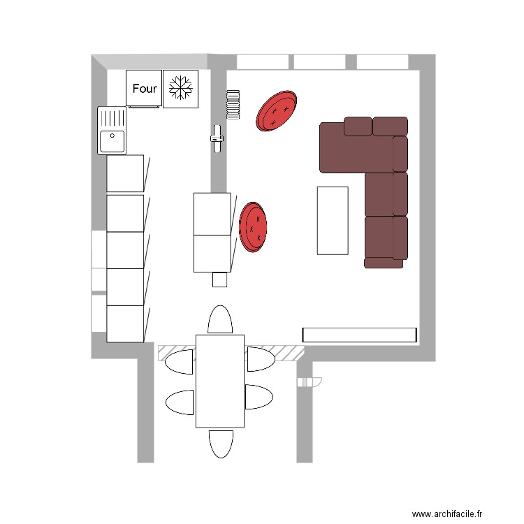 plan living. Plan de 0 pièce et 0 m2