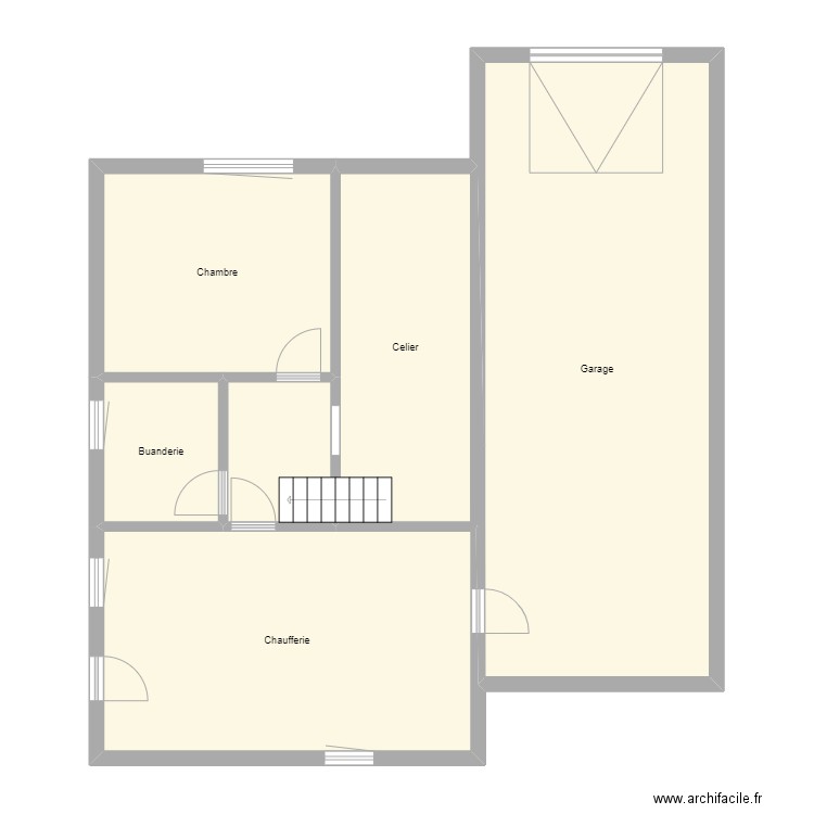 Croquis MAUMY Sous sol. Plan de 0 pièce et 0 m2
