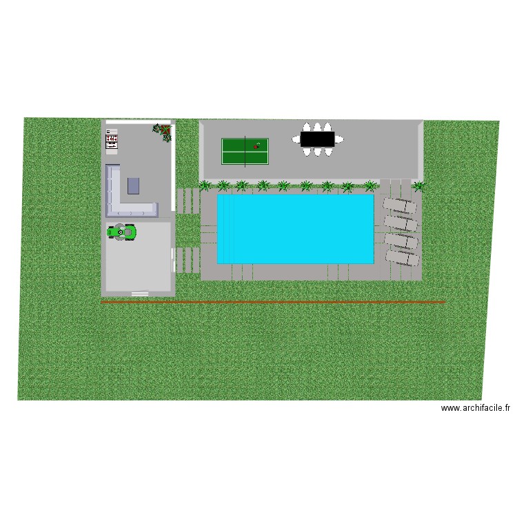 piscine quentin. Plan de 0 pièce et 0 m2