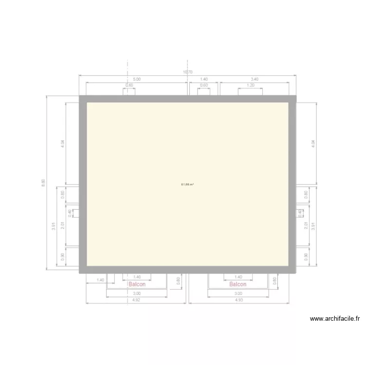 1er étage. Plan de 1er étage. Plan de