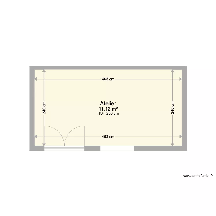 Atelier. Plan de Atelier. Plan de
