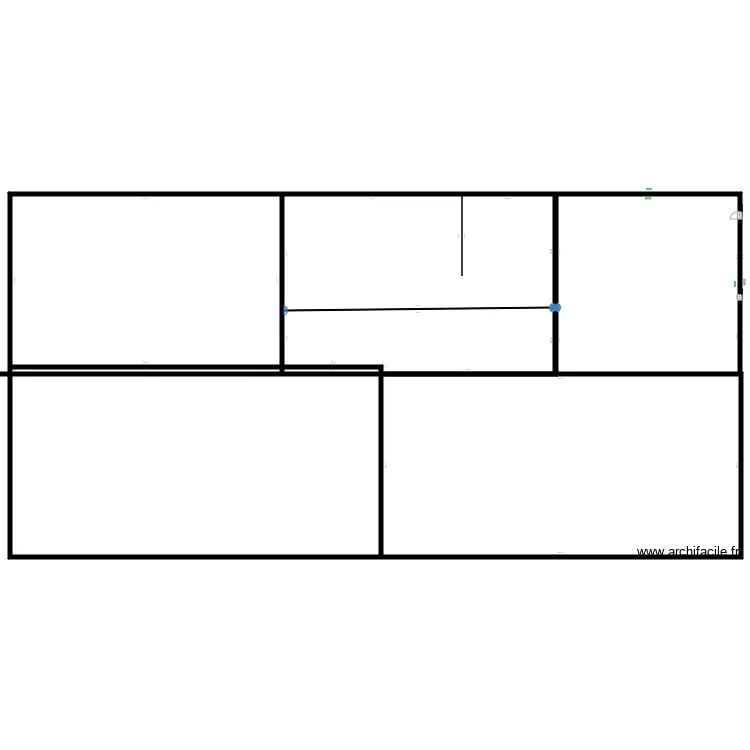 La Crochere. Plan de 