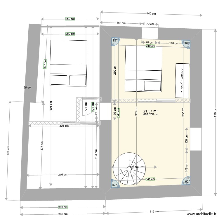 La Poste3. Plan de 0 pièce et 0 m2