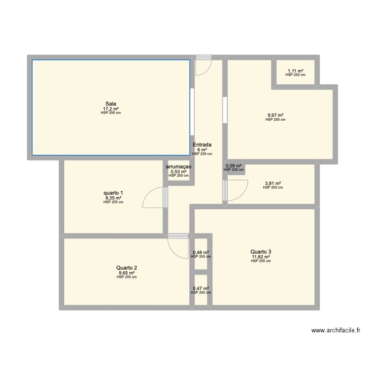 oeiras antes modificações. Plan de 0 pièce et 0 m2