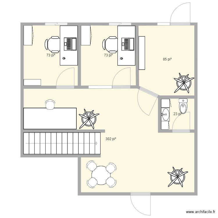 Bureau Oli Option 11. Plan de 0 pièce et 0 m2