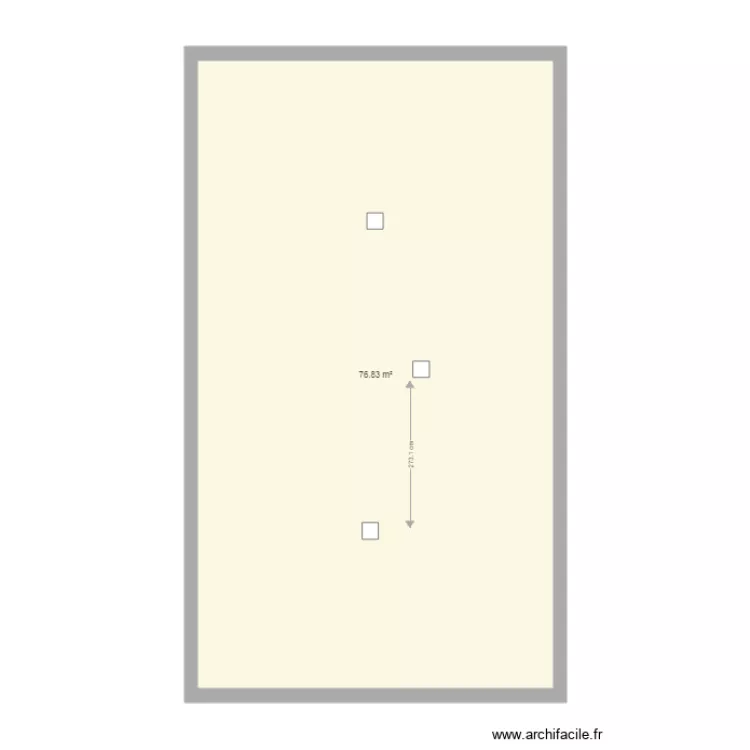 SALLEDE BAIN . Plan de 